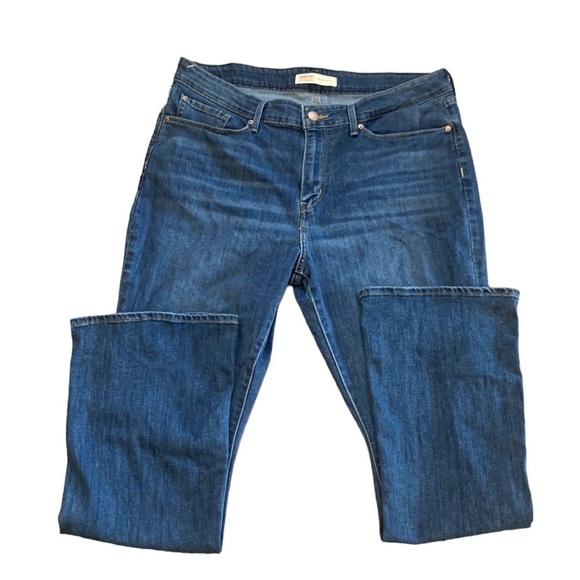 Levi’s Signature Mid Rise Boot Cut Stretch Size 16 - Picture 3 of 9